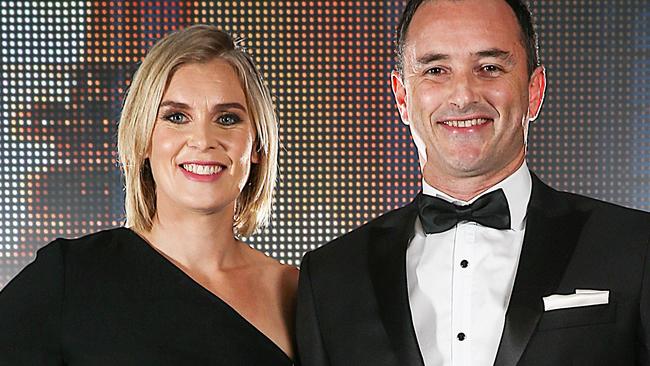 Sarah Jones and Ben Dixon will co-host the Brownlow red carpet coverage for Fox Footy. Picture: Ian Currie