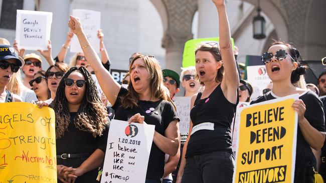 The MeToo movement is typified by a blind support of women, and blind demonisation of men, and the Brett Kavanaugh case is its logical conclusion. Picture: Emma McIntyre/Getty Images