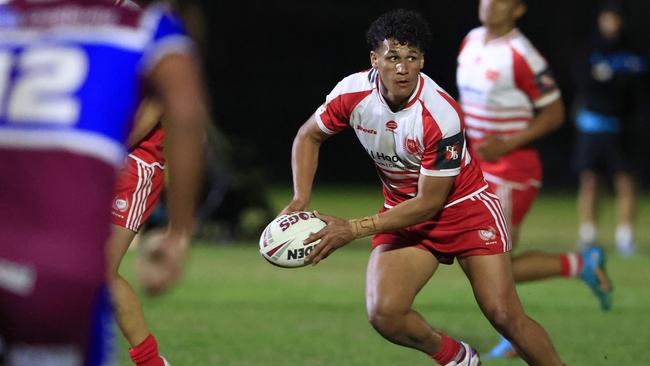 Tanu Nona In action during the Langer Trophy game between Wavell SHS v PBC SHS at Wavell. Pics Adam Head