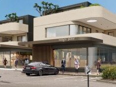 An artist's impression of the proposed $8 million redevelopment of an "extremely tired"  strip of shops on May Rd, Narraweena. Picture:  Benson McCormack Architecture