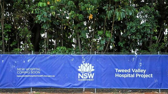 The new Tweed Valley Hospital site at Cudgen. Picture: Scott Powick