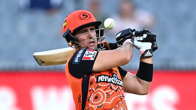 Liam Livingstone of the Scorchers. Photo by Quinn Rooney/Getty Images