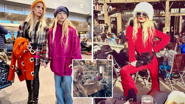 Jessica Simpson and Ashlee Simpson took a family vacation in Aspen with their kids. Pictures: Instagram