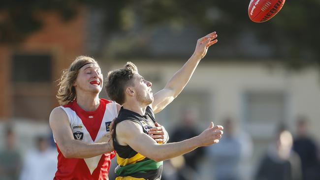 Dromana’s Sam Fowler slotted four goals. Picture: Valeriu Campan