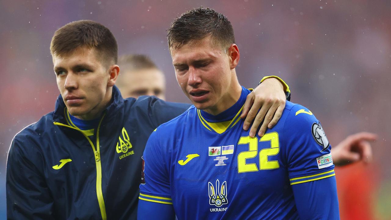 Ukraine were knocked out of World Cup qualifying by Wales. Picture: Getty