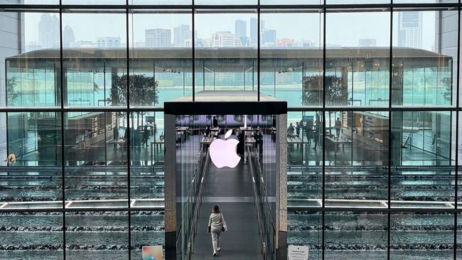 Apple has warned that China’s Covid-19 crackdown could hurt sales, despite reporting one of its best quarters in its 46-year history. Picture: Christopher Pike/Bloomberg