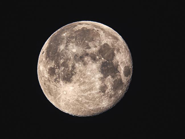 Tonight’s full moon is a ‘Cold Moon’ occurring in Mars Retrograde. Picture: iStock