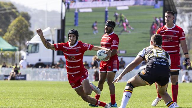 Men's Koori Knockout grand final, Walgett Aboriginal Connection vs Wiradjuri Aboriginal Rivers. Picture: Andrea Francolini