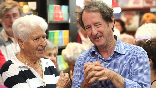 Autralia All Over host Ian McNamara with Dawn Fraser. Picture: Darryn Smith
