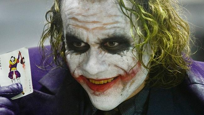 Heath Ledger as the Joker from The Dark Knight. Photo: Warner Bros Entertainment