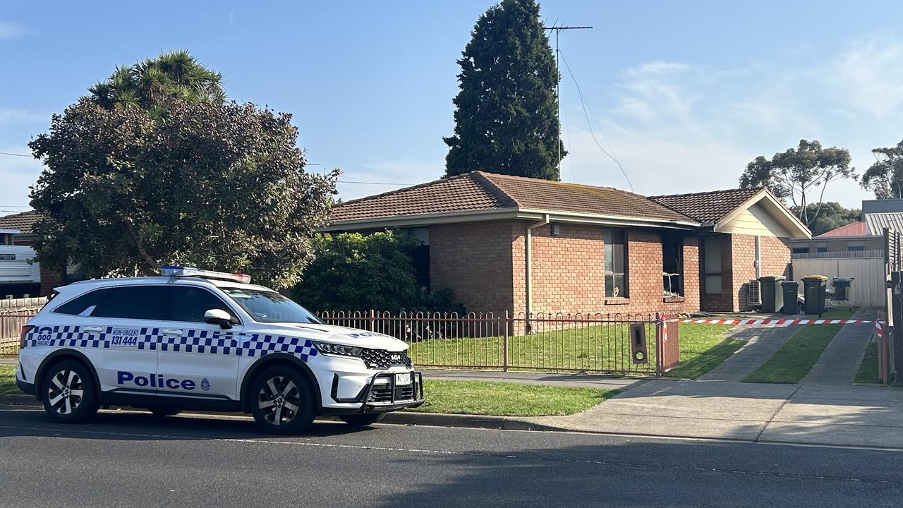 A woman has been arrested after a Corio house fire. Picture: Brad Fleet