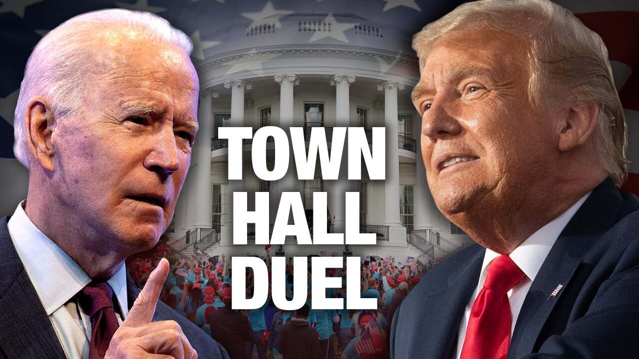 Us Election 2020 Donald Trump And Joe Biden Face Off In Town Hall Duel