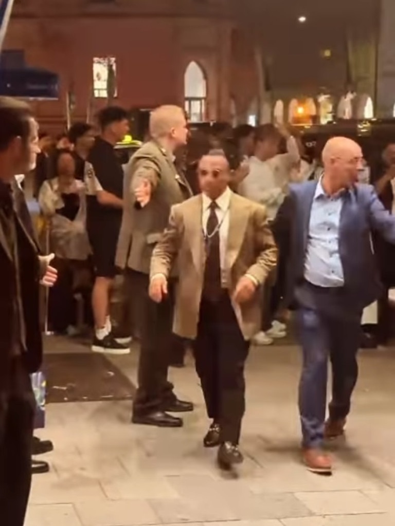 Salt Bae appeared to be shown the pavement. Photo: instagram @nusr_et.