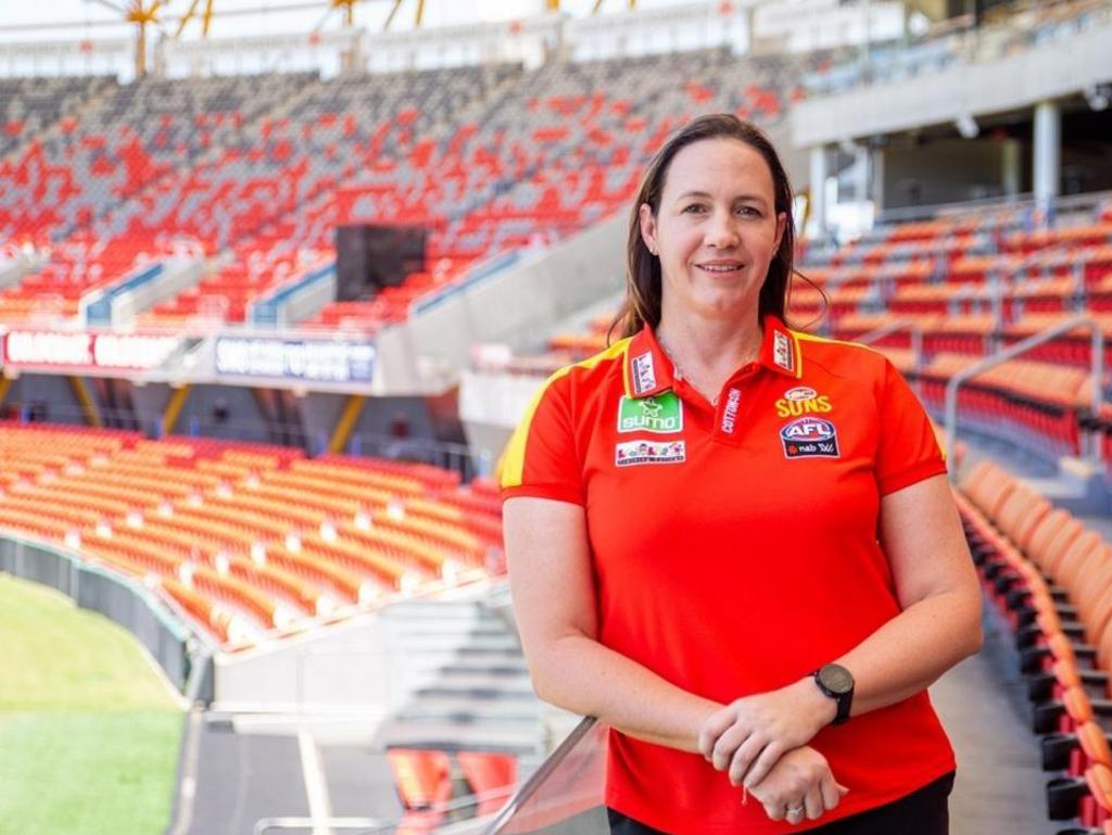 Gold Coast Suns AFLW Head of Women’s Football Fiona Sessarago.