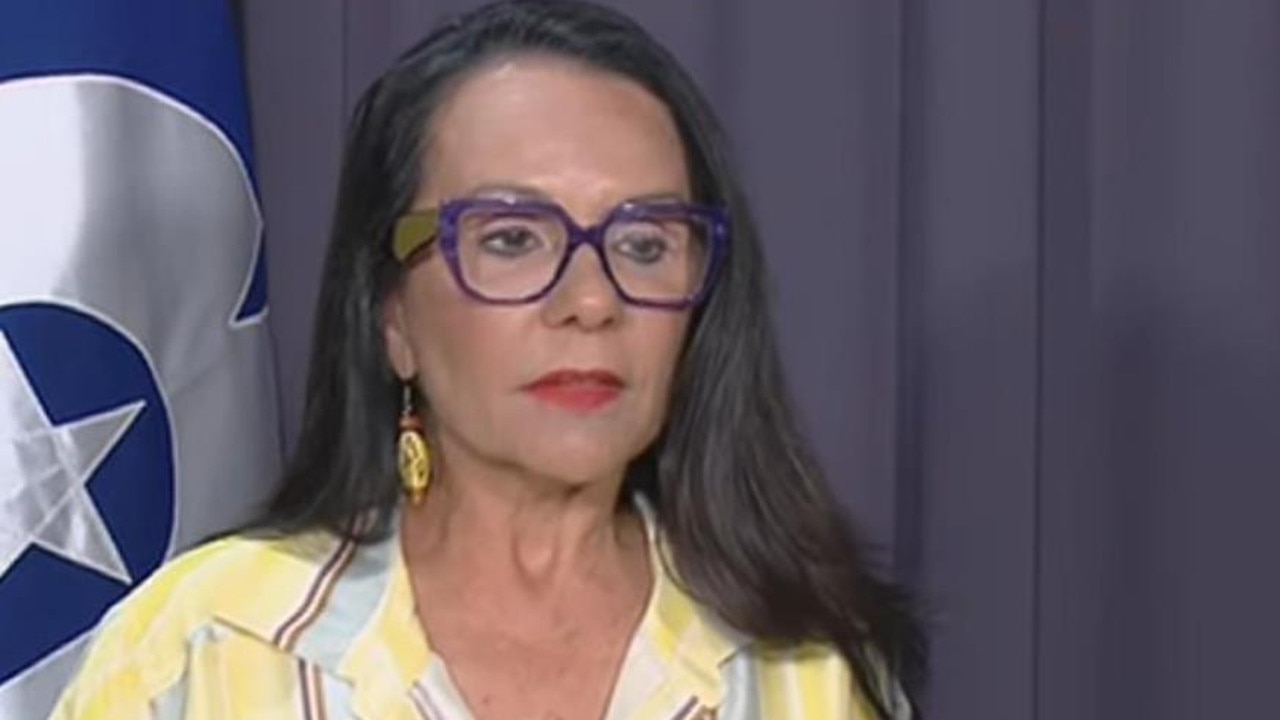 Linda Burney was clearly emotional during her speech. Source: ABC.