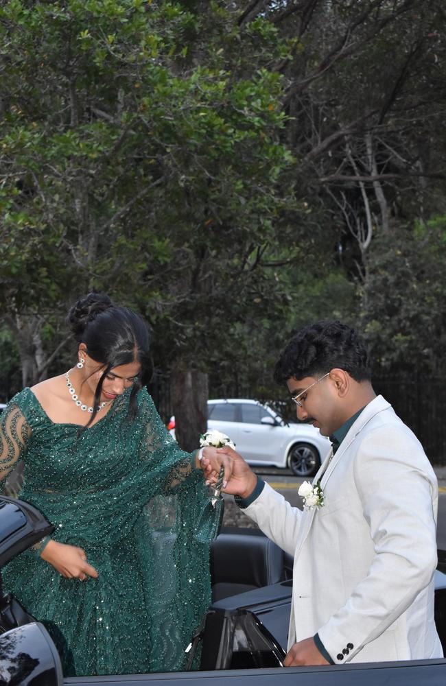 Jenitta Babu and Cherian Mathew at the Meridan State College formal 2024.