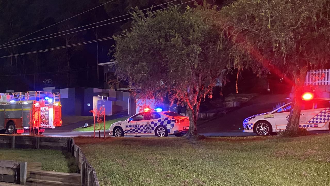 An ambulance was called to the home of Gorden Tallis on Tuesday evening.