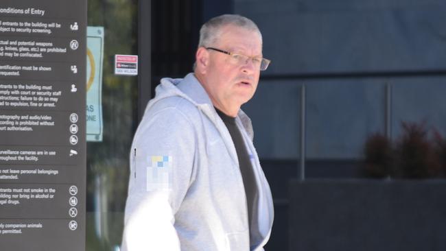 David Brooke leaving the ACT Magistrates Court on July 6, 2023. Picture: Sam Turner