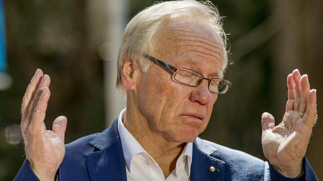 The 2018 Commonwealth Games chairman Peter Beattie made a public apology after outcry about the closing ceremony. Picture: Jerad Williams