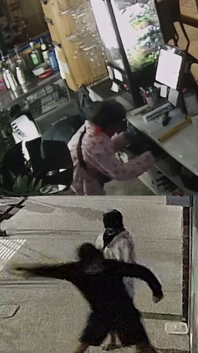 Major crime spree caught on video