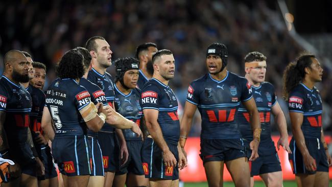 NSW players faced a difficult review after surrendering in Game 1.