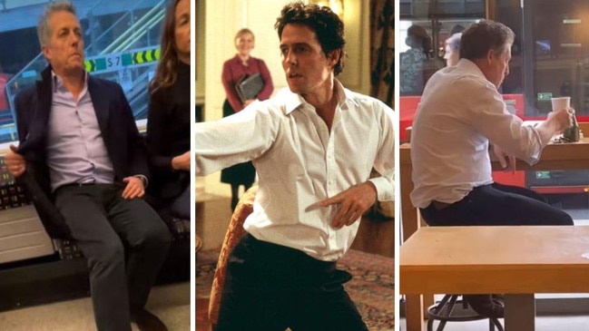 Hugh Grant keeps getting spotted in the most unlikely of places. Picture: Supplied