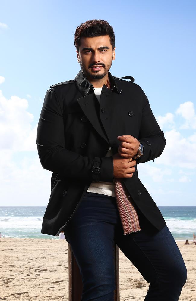 Indian Bollywood superstar Arjun Kapoor is on the Gold Coast at the Longines Records Club. Picture: Adam Head