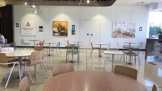 Empty stores throughout the Australia Fair shopping centre at Southport. Picture: Glenn Hampson