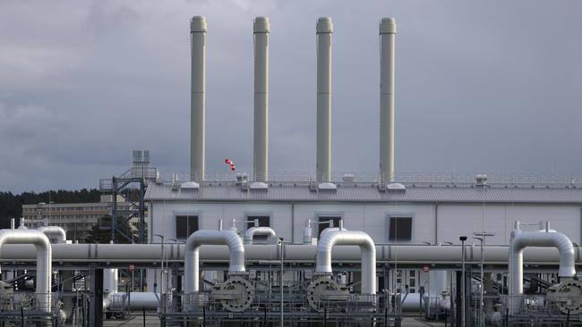 The receiving station of the Nord Stream 2 gas pipeline near Lubmin, Germany. Picture: Getty Images.