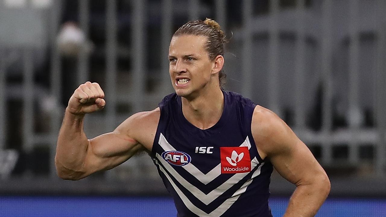 Nat Fyfe of the Dockers. Photo by Paul Kane/Getty Images