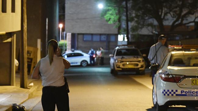 Two men were found to have sustained stab wounds. at the incident at Pennicook Lane, Pennant Hills. Picture: Gordon McComiskie