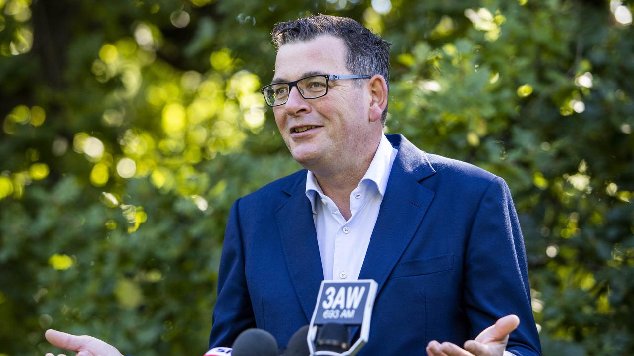 Victorian Premier Daniel Andrews says the federal government should not lecture the state on vaccines. Picture: NCA NewsWire / Aaron Francis