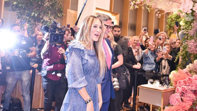 Sarah Jessica Parker met fans and signed shoes at the launch of her range. Picture: Flavio Brancaleone