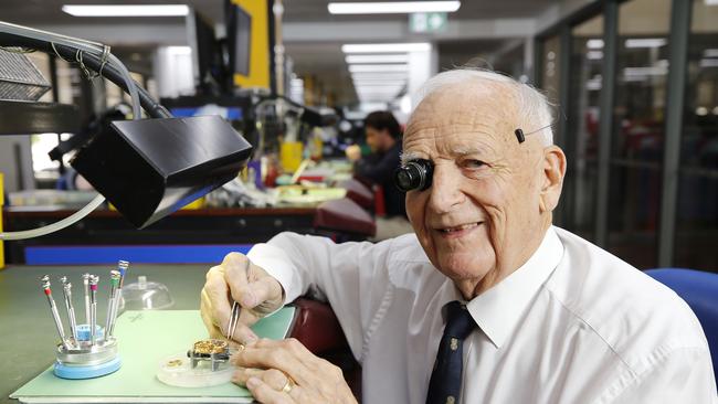 Wallace Bishop Jewellers chairman Wallace Bishop. Picture: AAP Image/Josh Woning