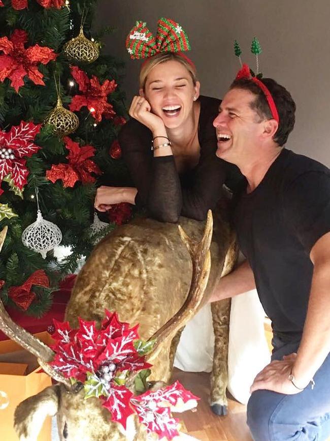 When it came to their first Christmas together in 2017, Jasmine and Karl showed off their celebrations on social media. Picture: Instagram