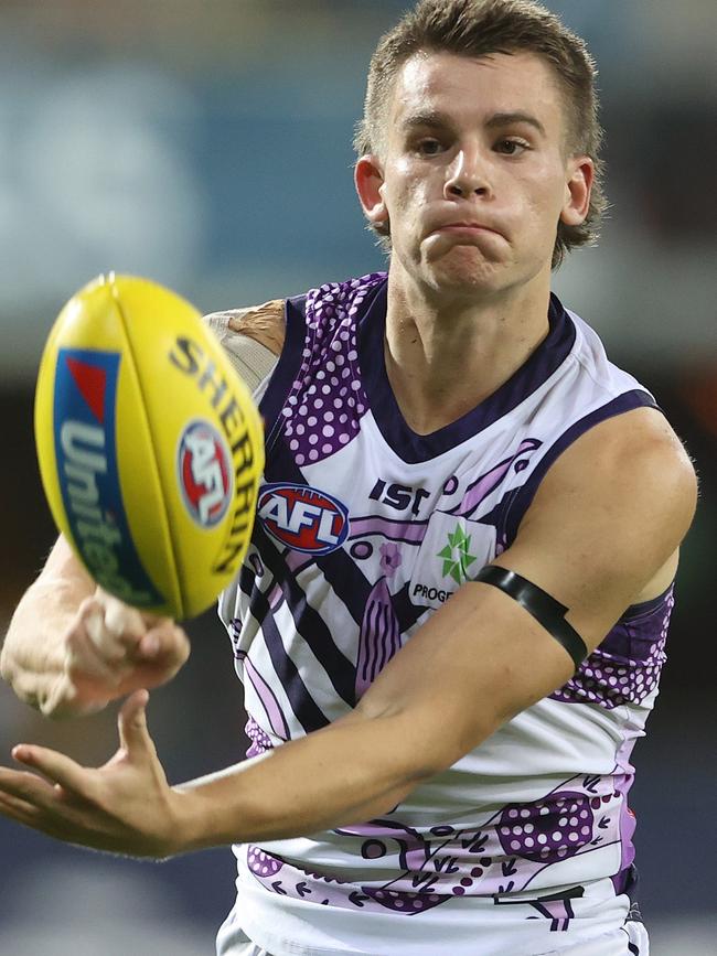 Dockers young gun Caleb Serong is the 2020 Rising Star. Picture: Getty Images