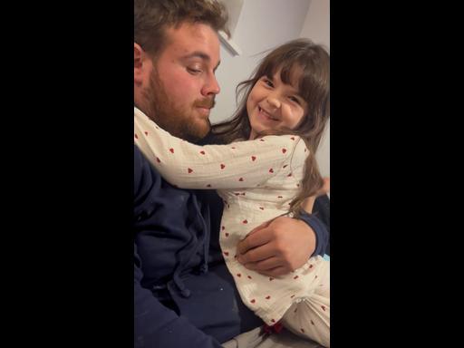 Heartwarming moment little girl asks stepfather to adopt her