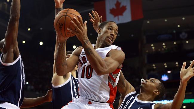 DeMar DeRozan led the way for Toronto against Oklahoma City.