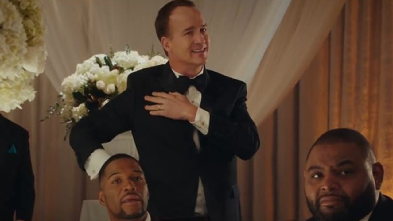 Peyton Manning was one of the many NFL stars to feature in the league's NFL 100 ad.