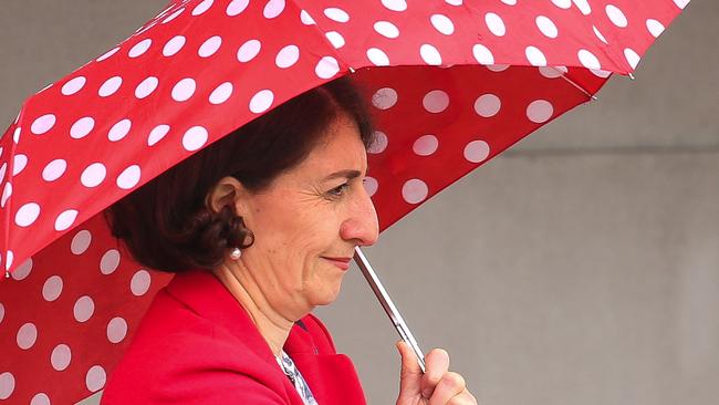 Former NSW premier Gladys Berejiklian is seen outside her electoral office in Sydney on Tuesday. Picture: Gaye Gerard