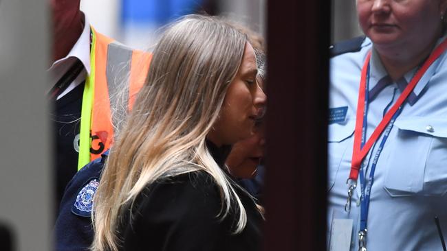 Robyn Lindholm arrives at the Supreme Court of Victoria in Melbourne, Thursday, November 7. Picture: Erik Anderson/AAP.