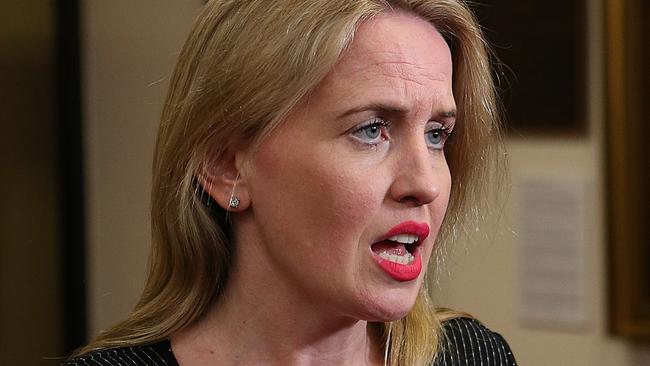 Games Minister Kate Jones has summoned Grocon CEO Craig Mitchell to a head-to-head with her and State Development Minister Anthony Lynham over out-of-pocket subbies. (Marc Robertson/AAP Image)