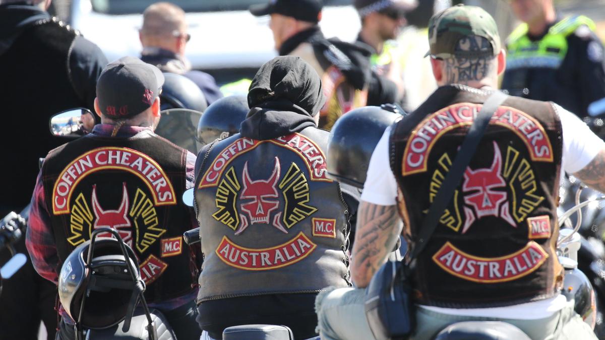 Coffin Cheater bikie charged over violent Beckenham attack that