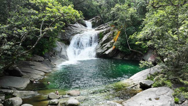 Josephine Falls is a the tiered waterfall on the Josephine Creek in World Heritage listed wet tropics rainforest. Picture: Brendan Radke