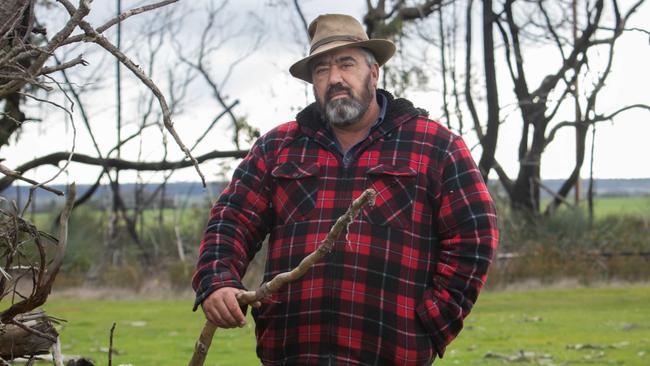 Kangaroo Island farmer says opening up about his pain saved his life. Picture: Amy Pysden.,