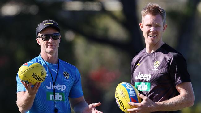 Damien Hardwick says Jack Riewoldt needed a reminder how good he is. Picture: Michael Klein