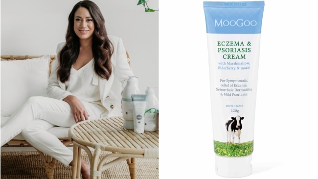 The CEO of Australian skin care brand Moogoo says skin irritations can develop for a number of reasons, including climate, lifestyle, hygiene and genetics. Picture: Supplied
