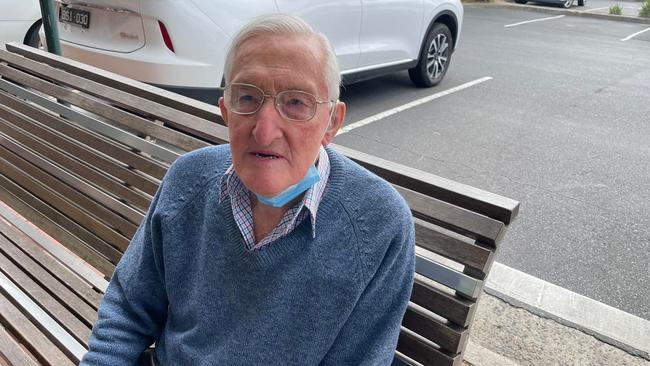 Mt Waverley voter John Hodgson, 92, has voted for Labor his entire life.