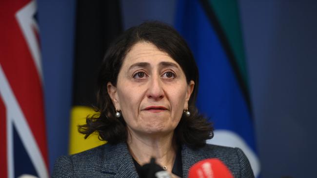 Gladys Berejiklian faces an ICAC investigation. Picture: NCA NewsWire / Jeremy Piper