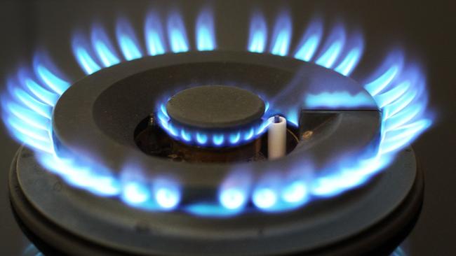 New home builds in Victoria will be banned from connecting to natural gas for energy from 2024. Picture: Daniel Roland / AFP